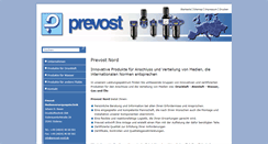 Desktop Screenshot of prevost-nord.de