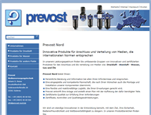 Tablet Screenshot of prevost-nord.de
